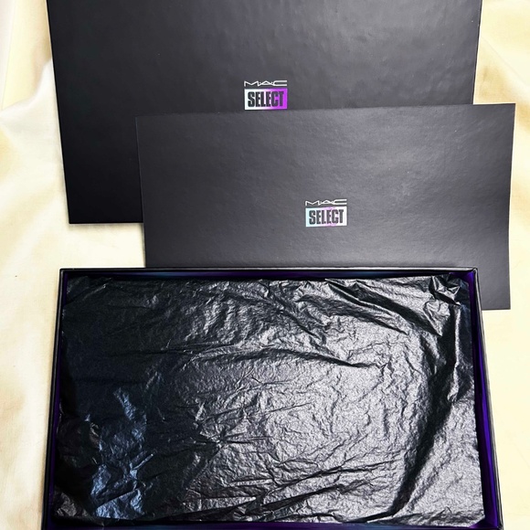 3 MAC COSMETICS CASES GIFT SET, MAC SELECT, BLACK PATENT, NEW IN ORIGINAL BOX, - Picture 8 of 13